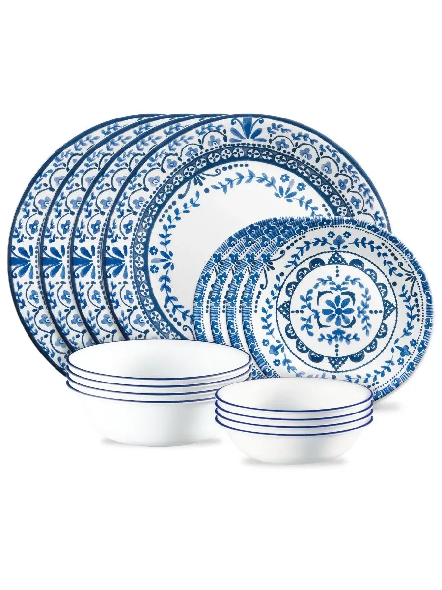 Столовый сервиз Portofino, 16 предметов, на 4 персоны Corelle — белый