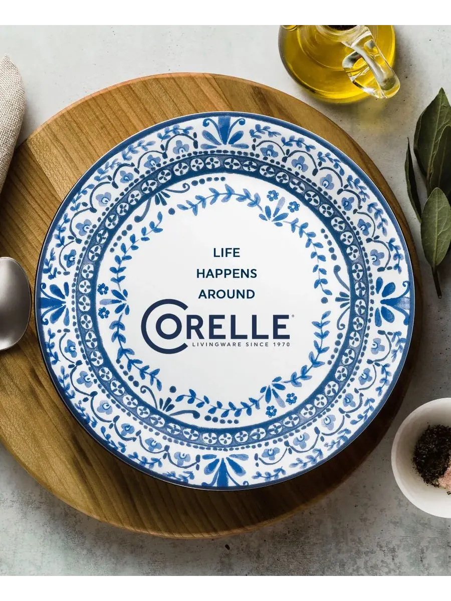 Столовый сервиз Portofino, 16 предметов, на 4 персоны Corelle — изображение 3 из 7, белый