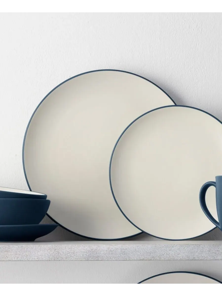Набор посуды из 24 предметов на 4 персоны Noritake Colorwave — изображение 9 из 10, серый