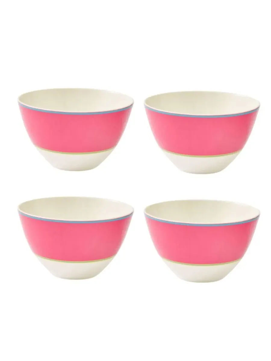 Набор из 4 пиал Calypso Kit Kemp for Spode — изображение 1 из 10, розовый