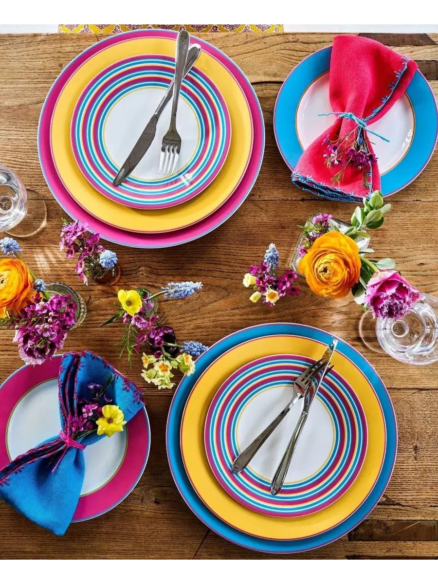 Набор из 4 пиал Calypso Kit Kemp for Spode — изображение 10 из 10, розовый
