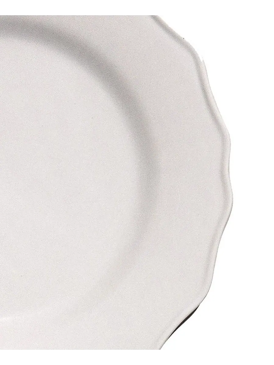 Набор из 6 тарелок для салата Scallop NewWave Melamine Abode Homewares — изображение 5 из 5, белый