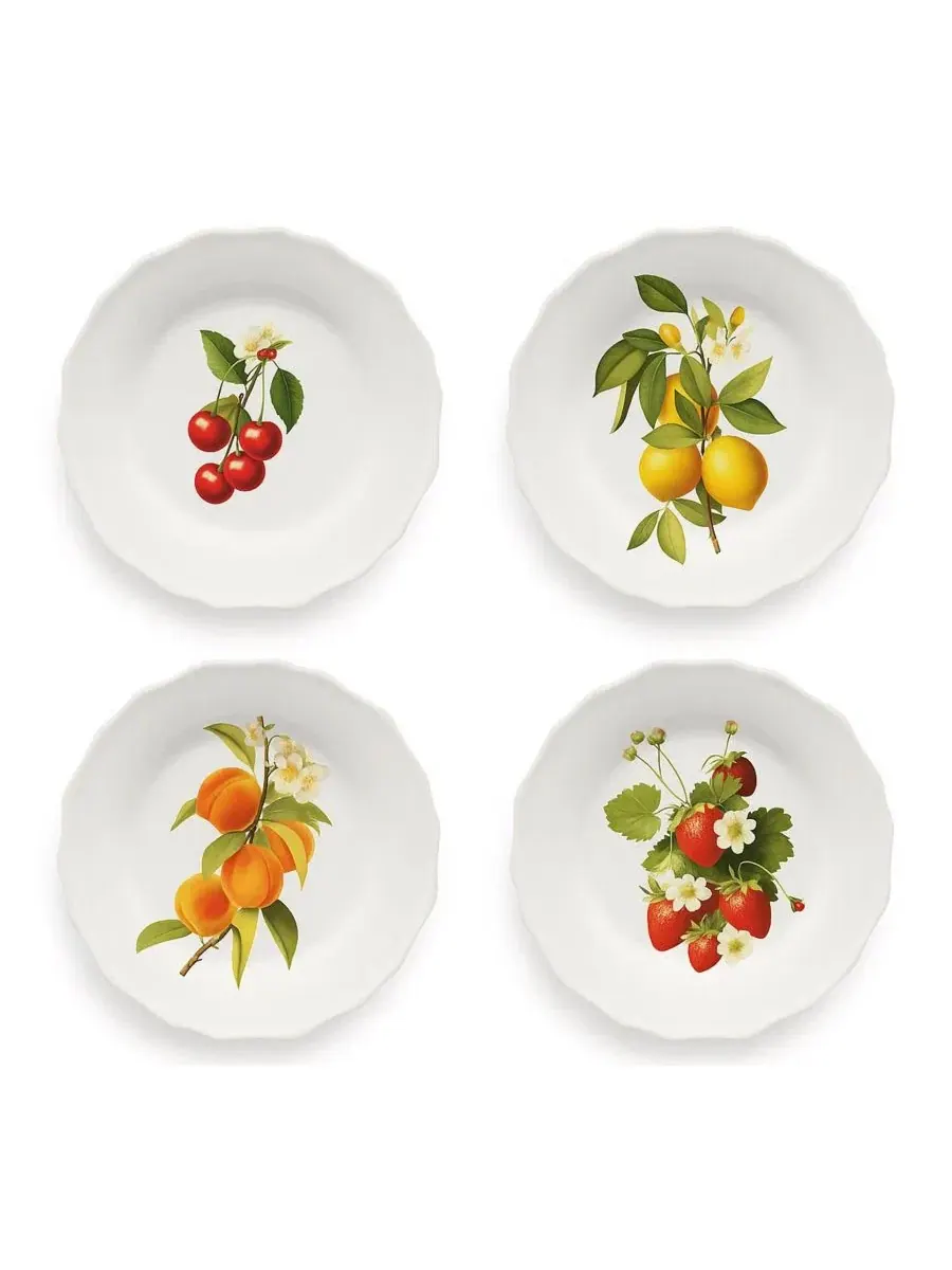 Набор салатных тарелок Fruitstand NewWave Melamine, 4 шт Abode Homewares — изображение 1 из 6, мульти