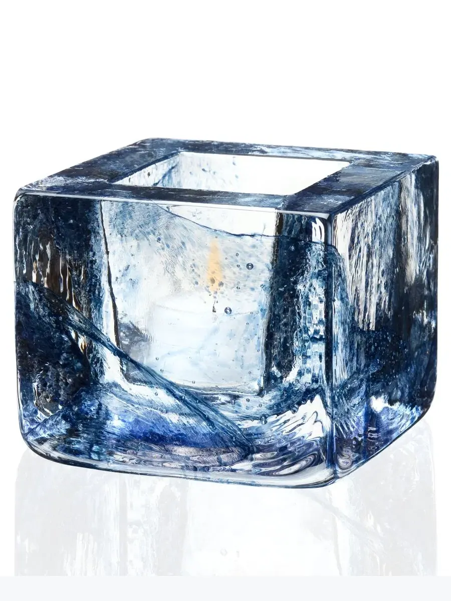 Подсвечник Brick Votive Kosta Boda — изображение 1 из 2, синий