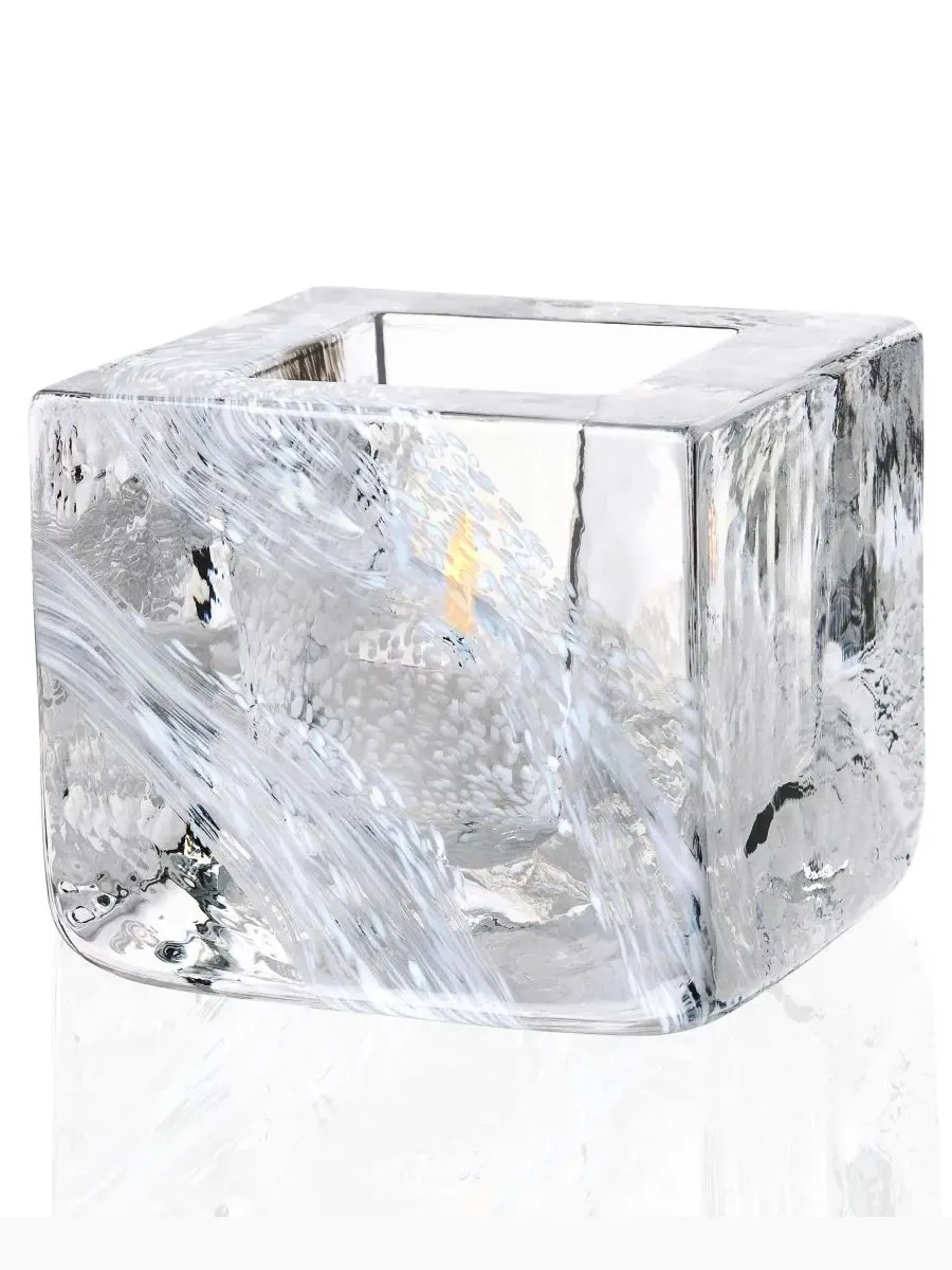 Подсвечник-стакан Brick Votive Kosta Boda — изображение 1 из 2, белый