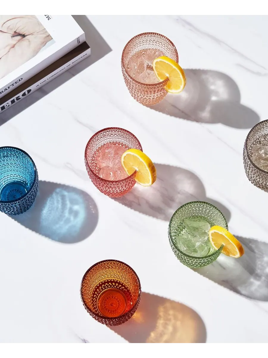 Набор из 6 стаканов для коктейлей Khen Beaded Highball The Wine Savant — изображение 3 из 5, мульти