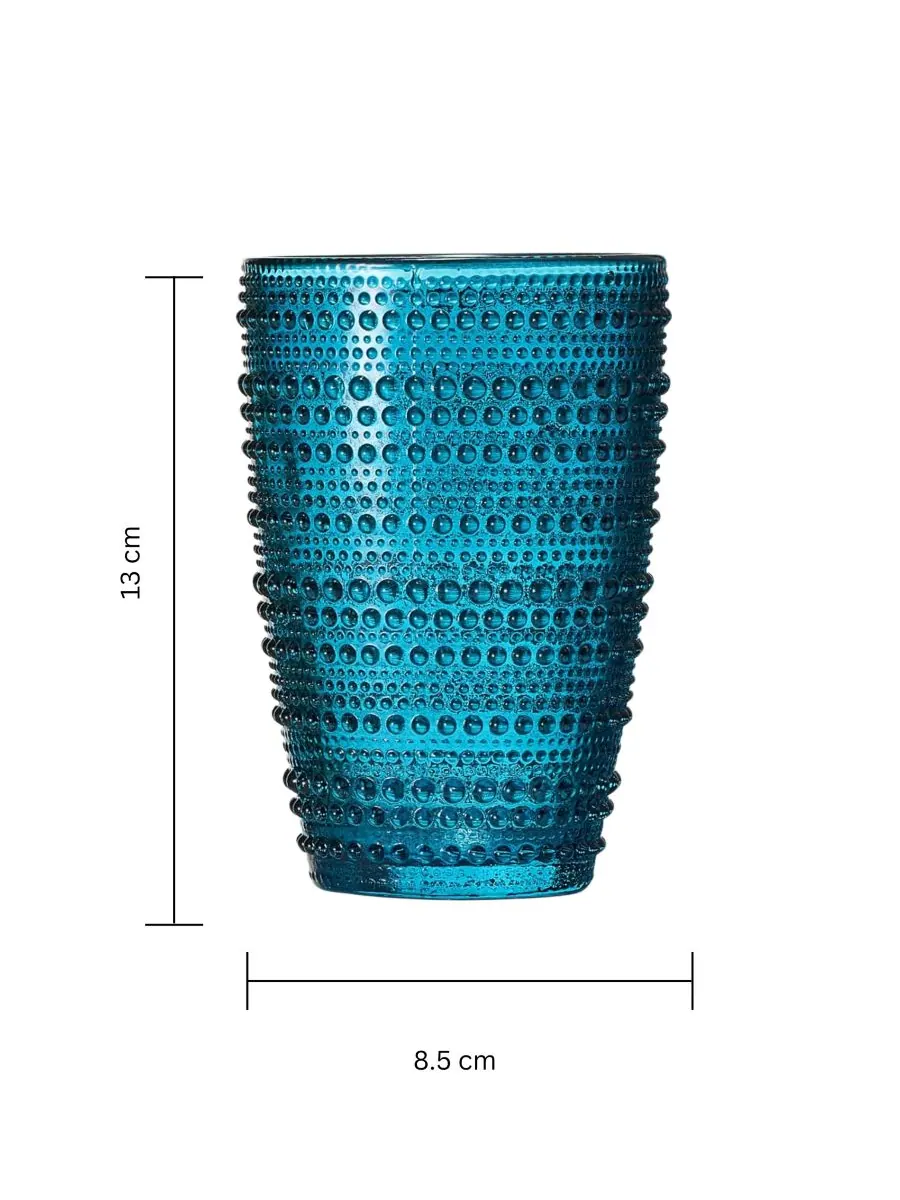Набор из 6 стаканов для коктейлей Khen Beaded Highball The Wine Savant — изображение 5 из 5, мульти