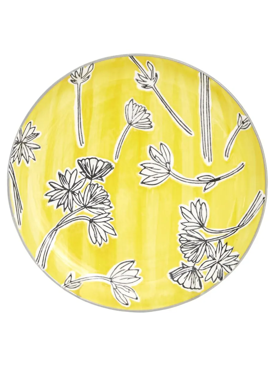 Набор посуды Sunny Floral из 16 предметов, на 4 персоны Baum — изображение 6 из 7, желтый