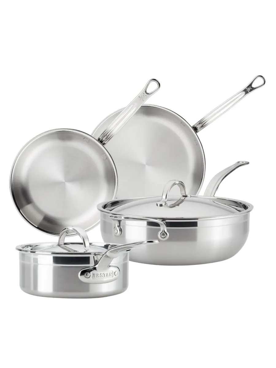 Hestan Набор посуды ProBond из нержавеющей стали, 6 предметов, кованая, матовая поверхность — изображение 1 из 10
