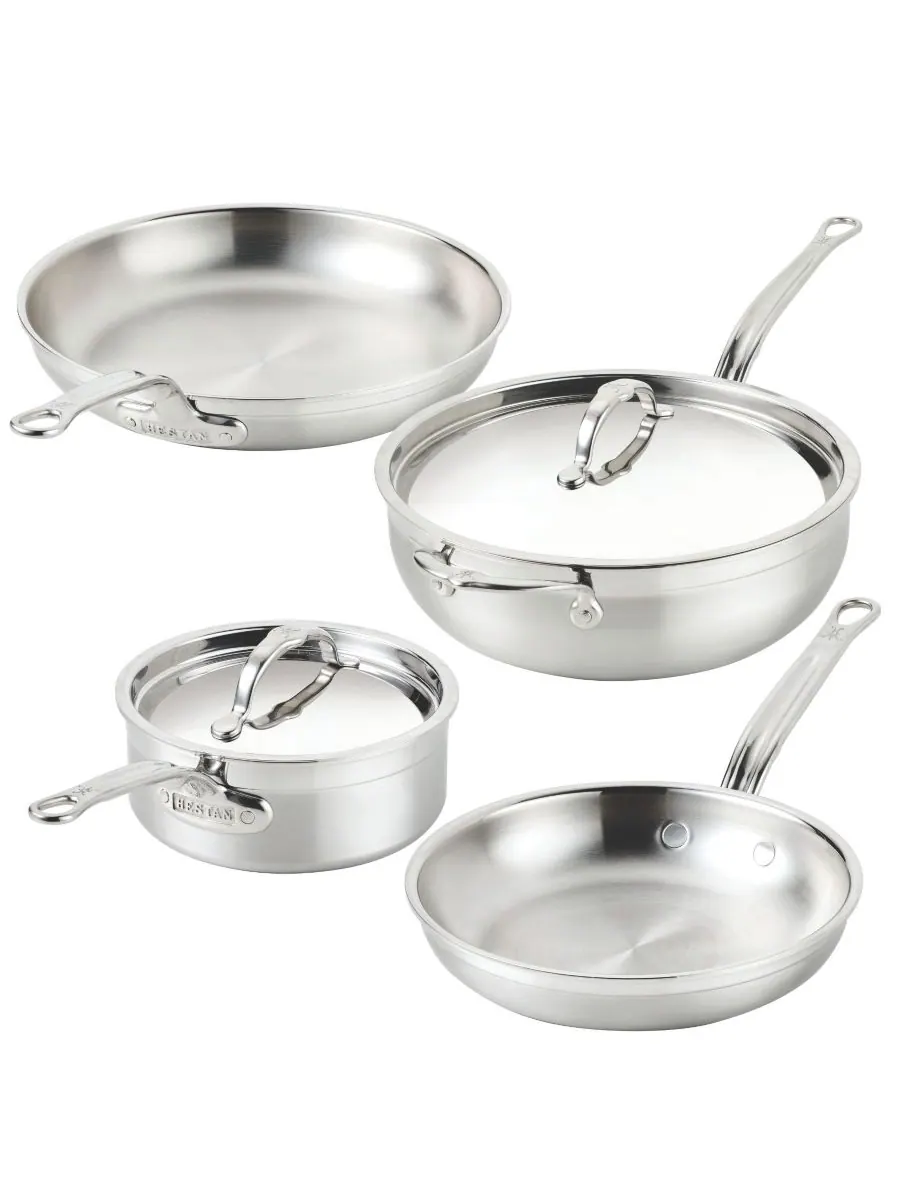 Hestan Набор посуды ProBond из нержавеющей стали, 6 предметов, кованая, матовая поверхность — изображение 2 из 10