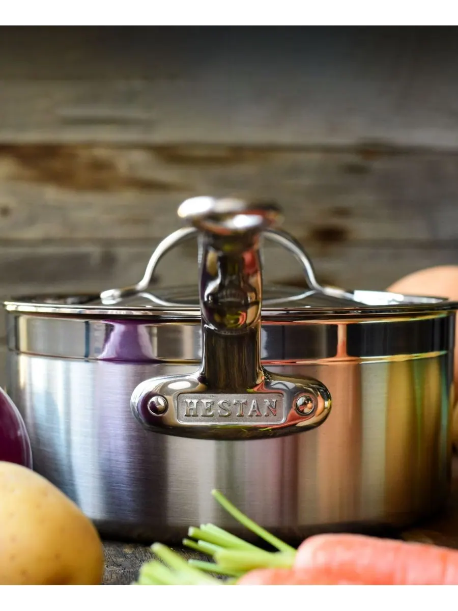 Hestan Набор посуды ProBond из нержавеющей стали, 6 предметов, кованая, матовая поверхность — изображение 9 из 10