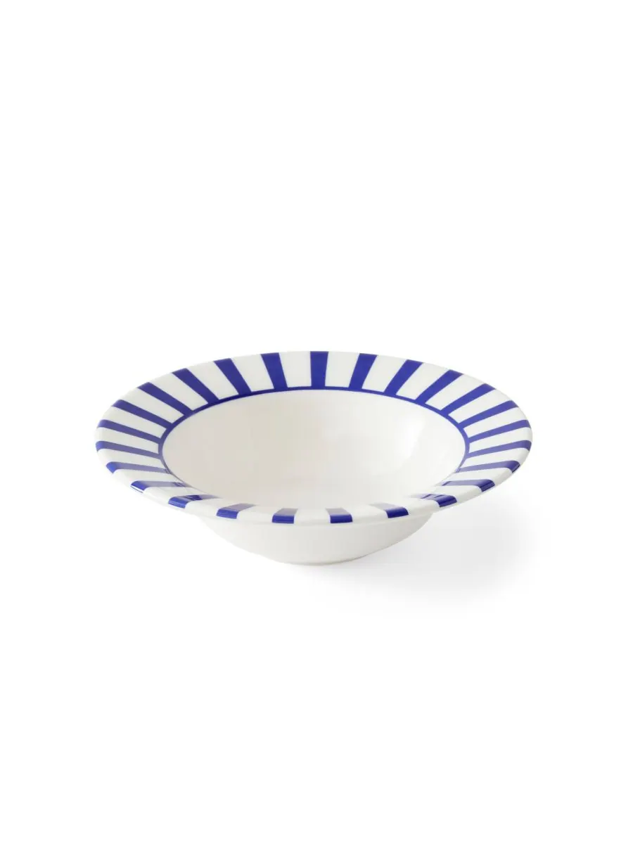 Spode Набор из 4 синих итальянских мисок для хлопьев Steccato — изображение 7 из 8, синий