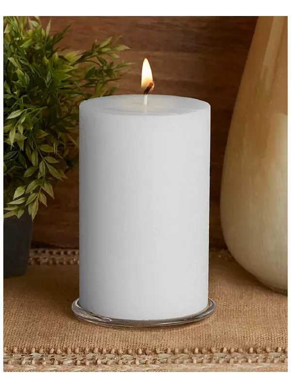 Свеча-Столбик Timberline, 4" x 6" Root Candles — изображение 2 из 2, белый