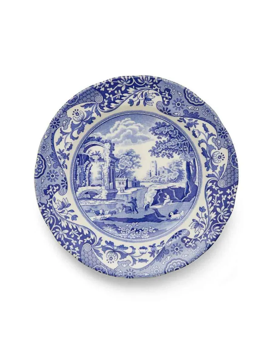 Spode Набор из 4 синих итальянских салатниц — изображение 2 из 7, синий