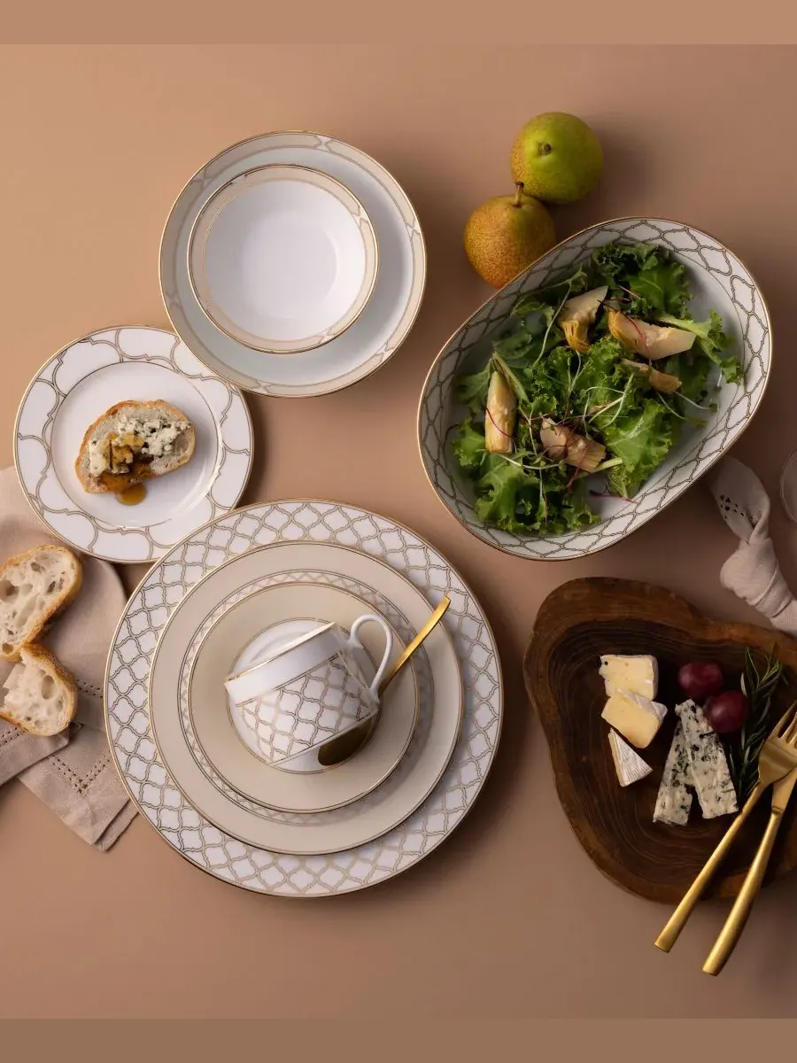 Набор из 4 чашек Noritake Eternal Palace 0,2 л — изображение 9 из 10, белый золотистый