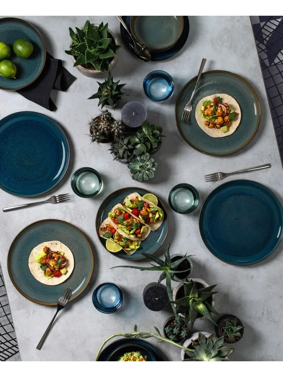 Кофейная чашка ручной работы Villeroy & Boch — изображение 2 из 2, голубой