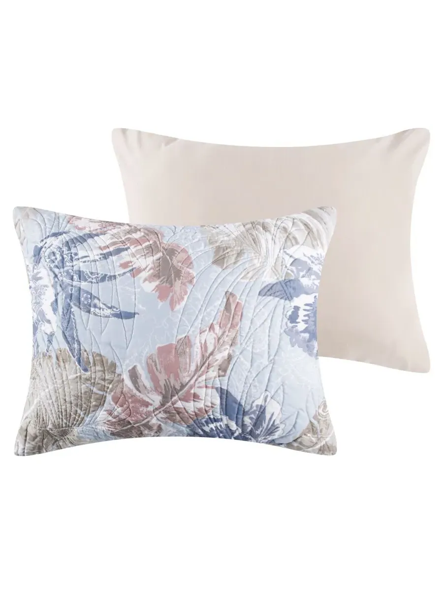 Комплекты стеганых одеял «Тропики, побережье, пальмы» Greenland Home Fashions — изображение 5 из 6, дымка