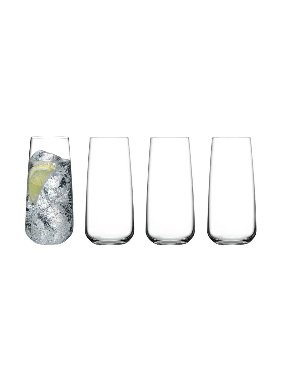 Набор из 4 стаканов для лонг-дринков Mirage Nude Glass