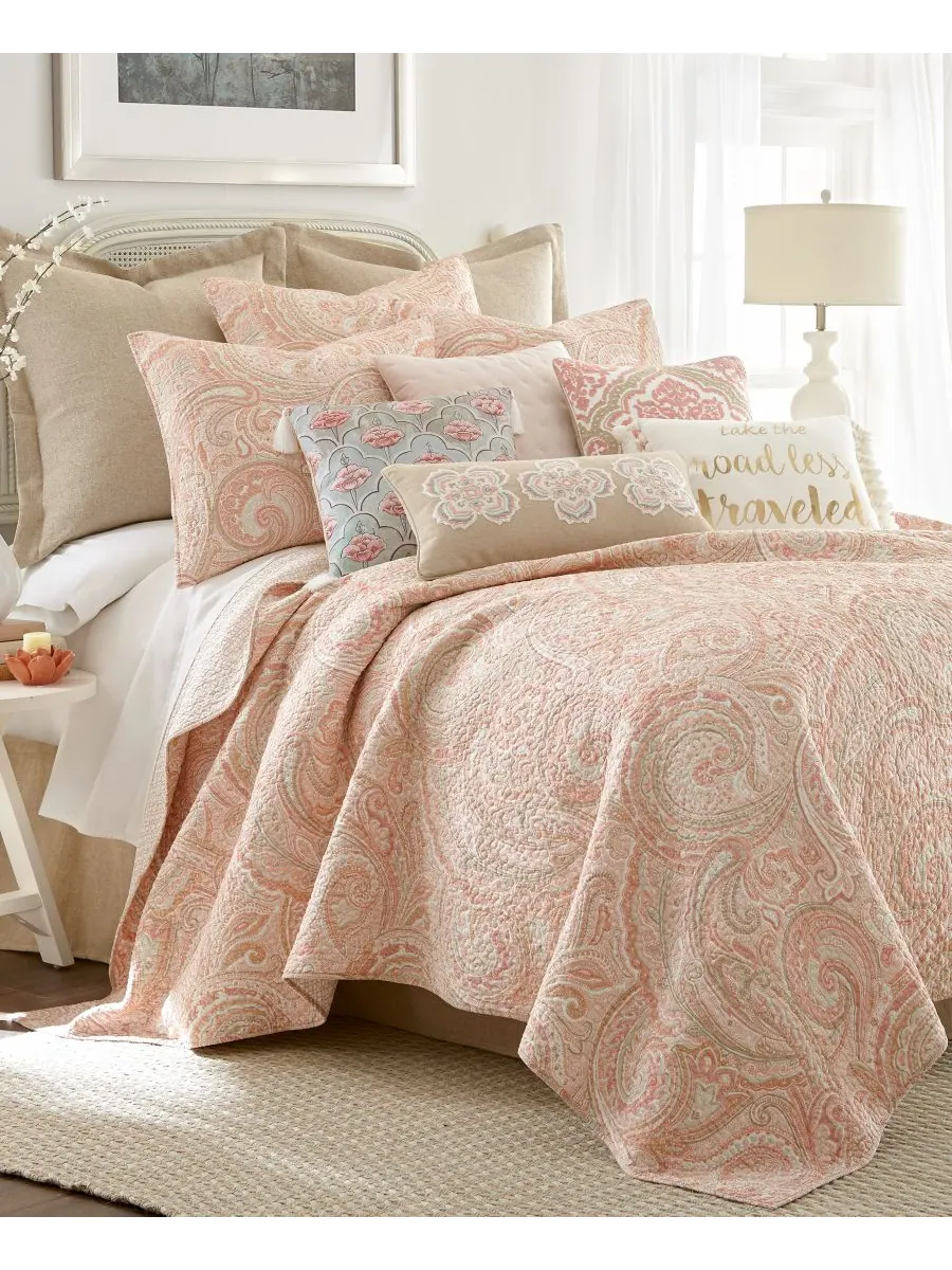 Двустороннее одеяло Spruce Paisley, 3 предмета, размер Full/Queen Levtex
