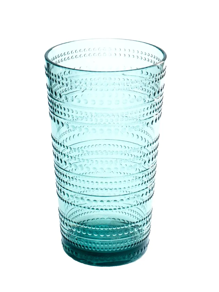 Набор из 6 больших кобальтовых бокалов с бусинами Abode Homewares — изображение 2 из 3, зеленый