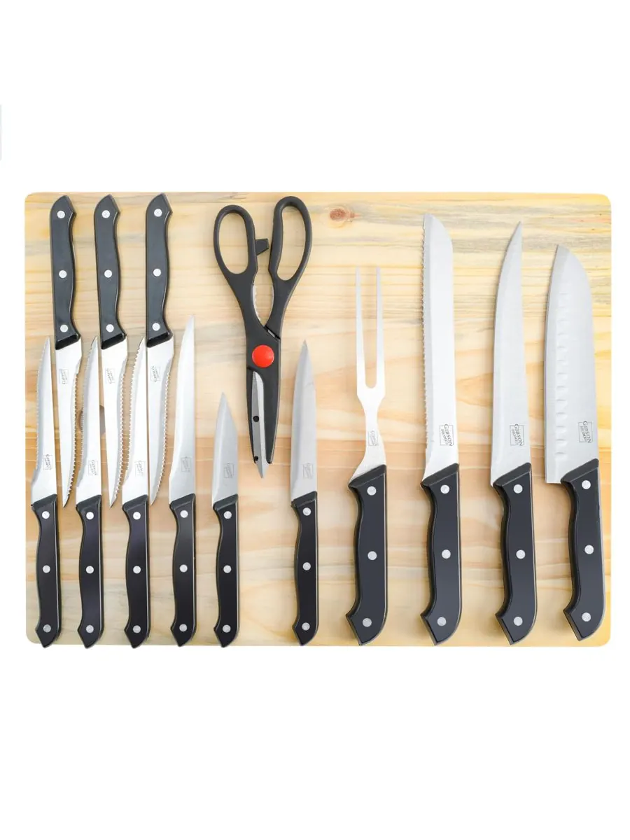 Набор столовых приборов Wildcraft Kitchen in a Box, 15 предметов, включая разделочную доску Gibson — изображение 1 из 6