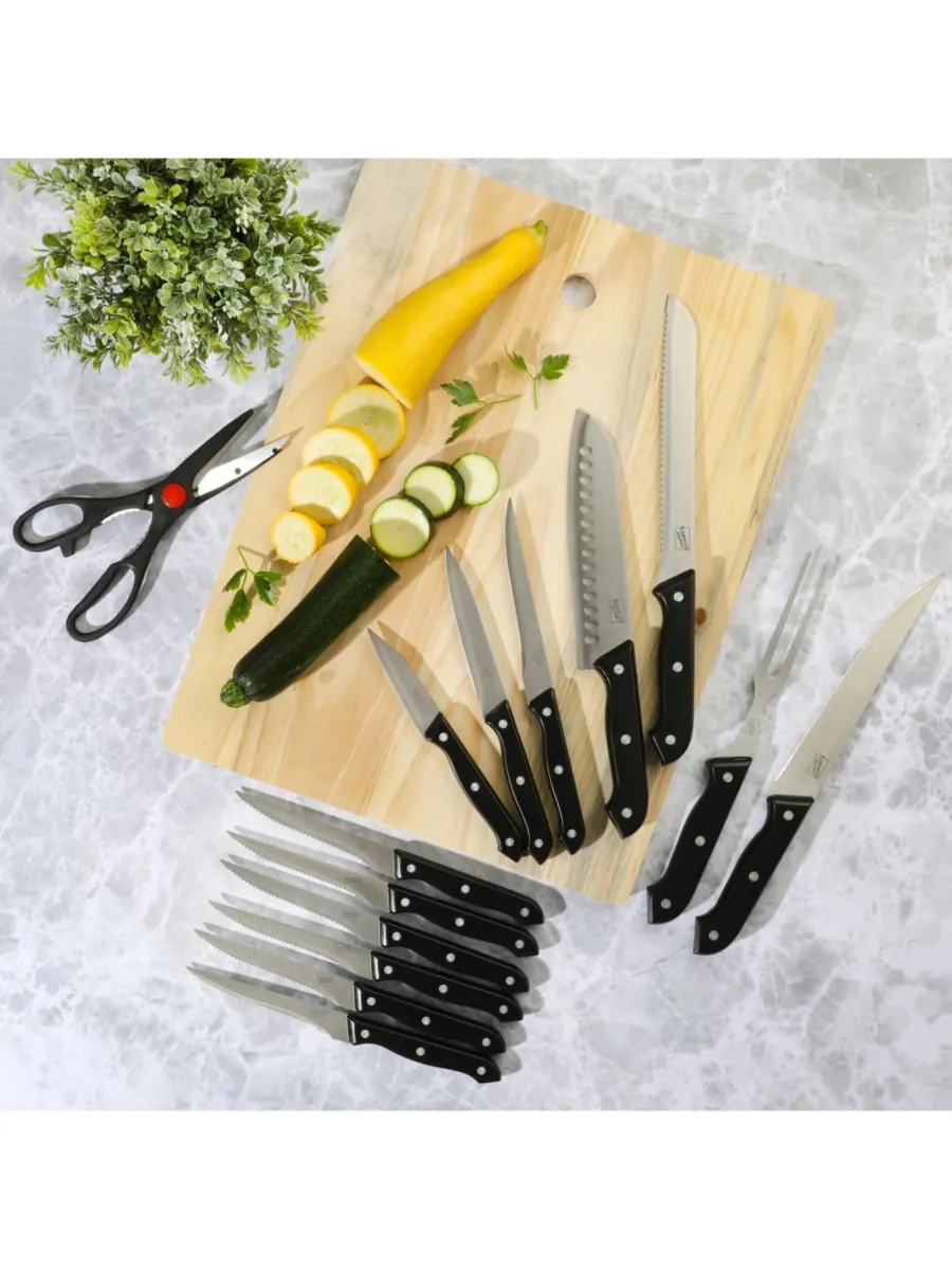 Набор столовых приборов Wildcraft Kitchen in a Box, 15 предметов, включая разделочную доску Gibson — изображение 5 из 6