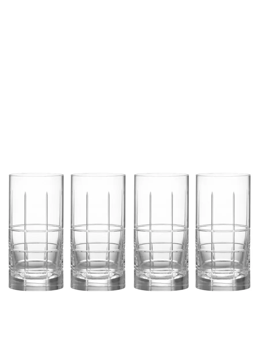 Набор посуды для коктейлей Street Highball, 4 шт Orrefors — прозрачный