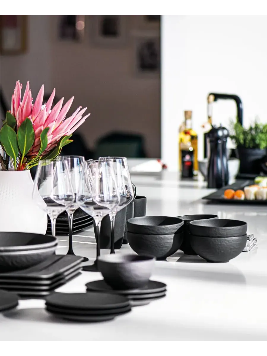 Изготовить тарелку для пасты "Камень" Villeroy & Boch — изображение 2 из 4, черный