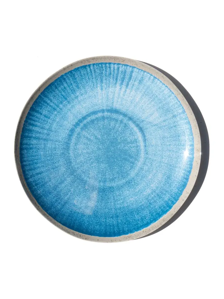 Набор тарелок Coastal Reactive NewWave Melamine, 6 шт. Abode Homewares — изображение 2 из 5, синий