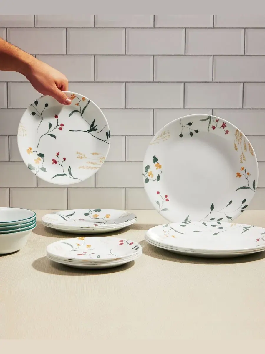 Набор посуды Wildflower Scatter 12 предметов Corelle, Сервиз на 4 персоны — изображение 2 из 6, нет цвета