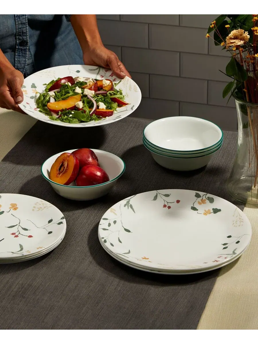 Набор посуды Wildflower Scatter 12 предметов Corelle, Сервиз на 4 персоны — изображение 3 из 6, нет цвета
