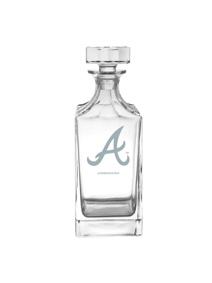 Графин с гравировкой "Атланта Брейвс" Logo Brands — изображение 1 из 1, прозрачный