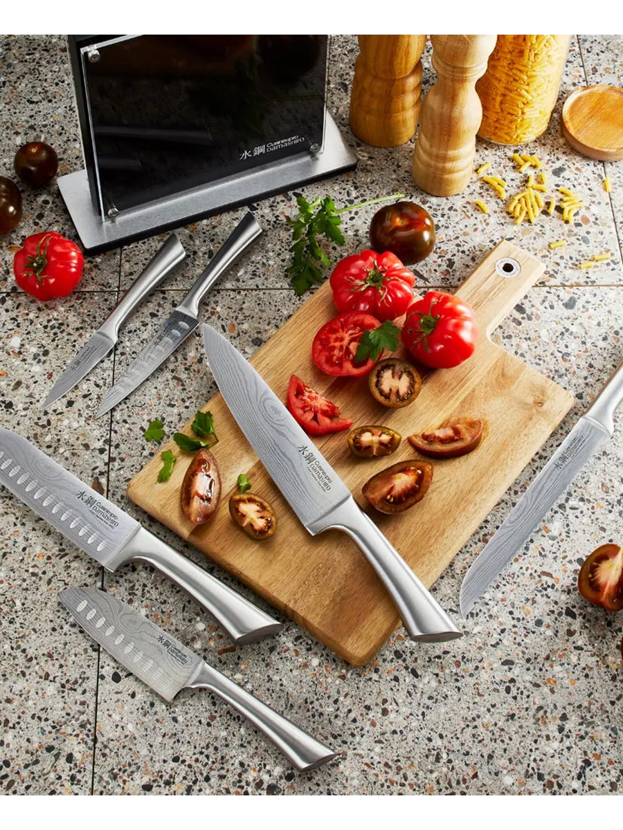 Набор ножей Damashiro Kin с подставкой, 7 предметов Cuisine::pro, — изображение 4 из 6, нет цвета