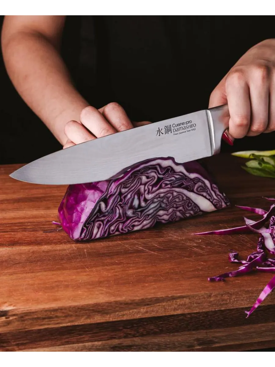 Набор ножей Damashiro Kin с подставкой, 7 предметов Cuisine::pro, — изображение 5 из 6, нет цвета