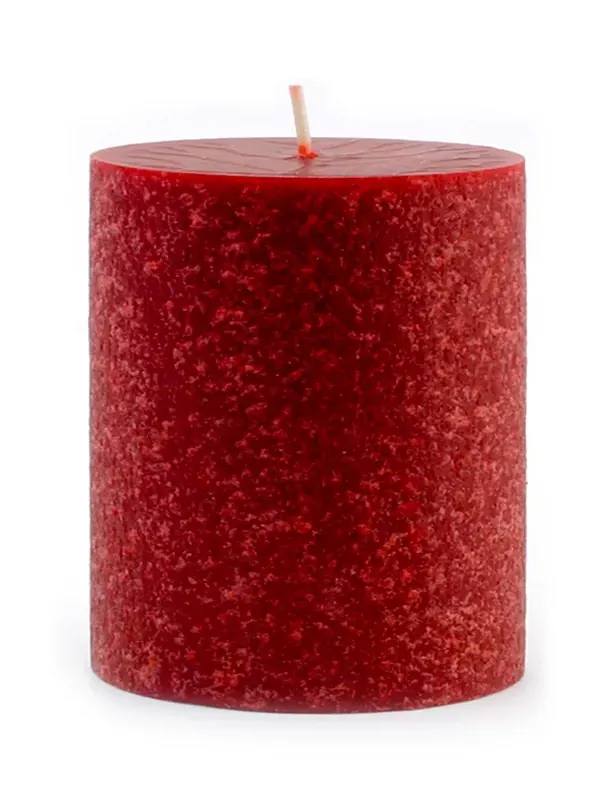 Свеча-Столбик Timberline, 4 x 4 дюйма Root Candles — изображение 1 из 2, гранат