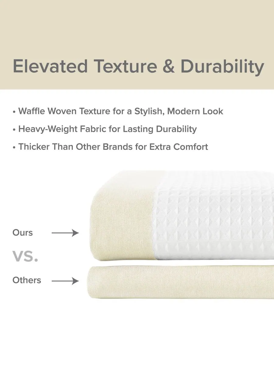 Шторка для душа spa waffle 3m-scotchgard, 36" x 72" Madison Park — изображение 9 из 9, бежевый