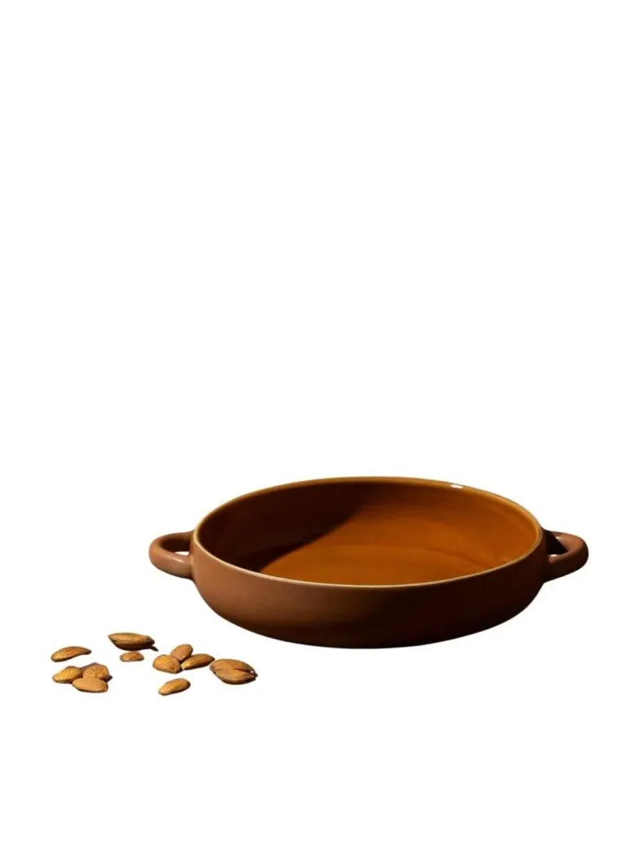 Столовая тарелка из каменной керамики с ручками, 20 см Gharyan Stoneware