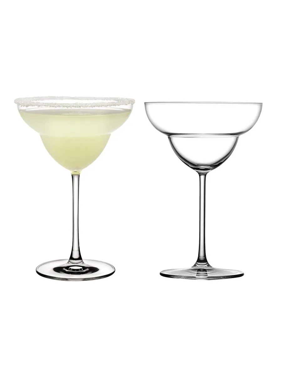 Набор из 2 бокалов для маргариты в винтажном стиле Nude Glass