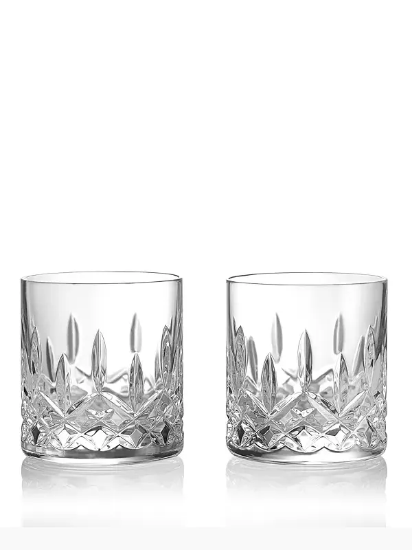 Стакан Connoisseur Lismore с прямыми стенками, 6 унций, набор из 2 шт. Waterford — изображение 1 из 4, прозрачный