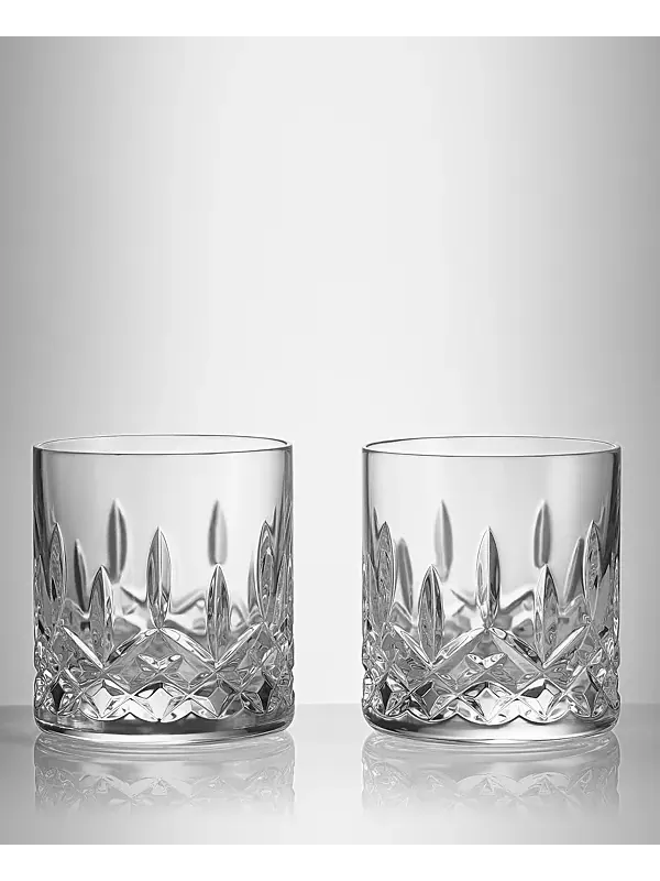 Стакан Connoisseur Lismore с прямыми стенками, 6 унций, набор из 2 шт. Waterford — изображение 2 из 4, прозрачный