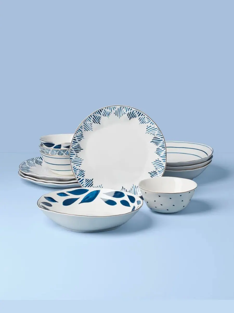 Коллекция посуды Blue Bay Lenox — изображение 3 из 3, синий