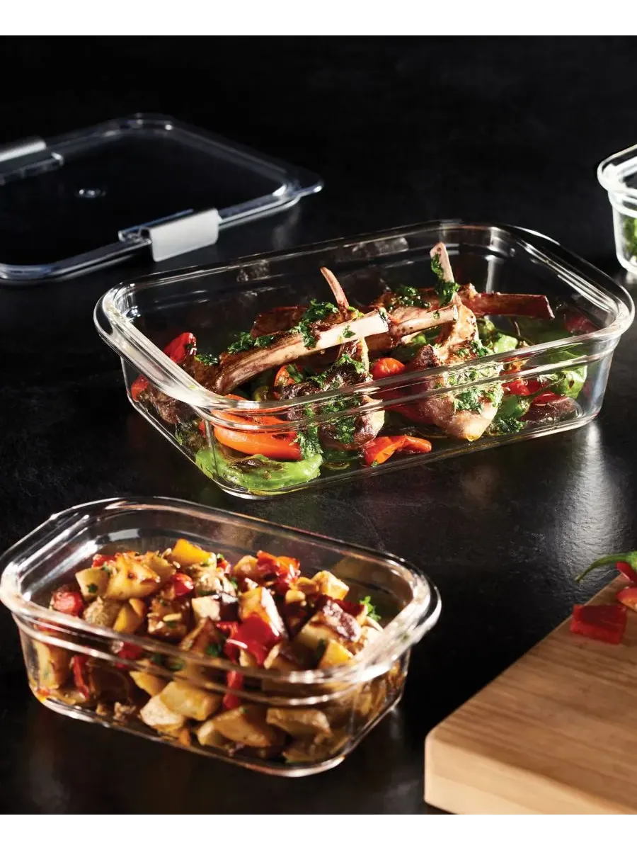 Контейнер для хранения продуктов Brilliance на 2,85 чашки Rubbermaid — изображение 5 из 9, прозрачный