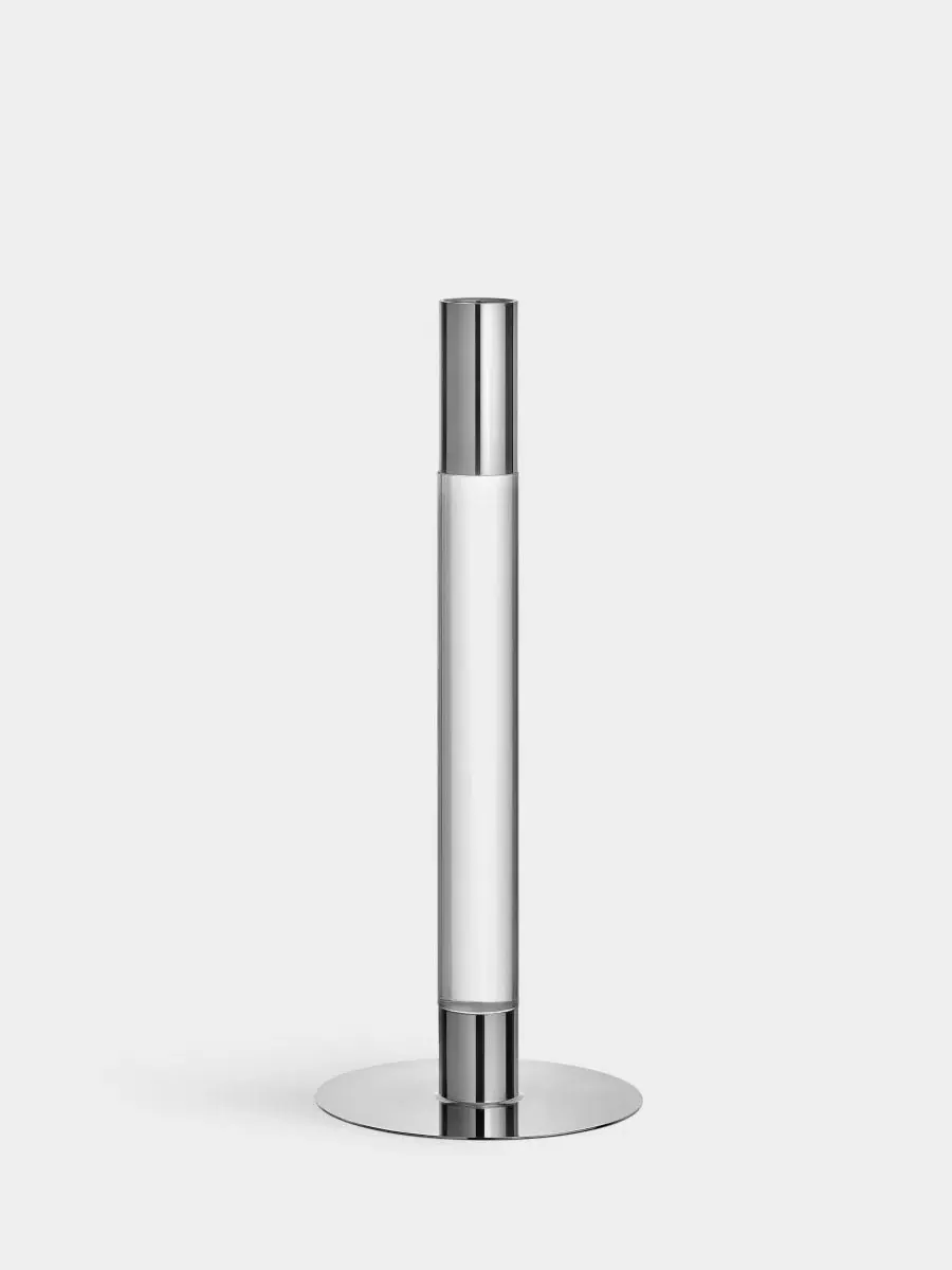 Подсвечник Lumiere Medium Orrefors — изображение 1 из 3, серебряный