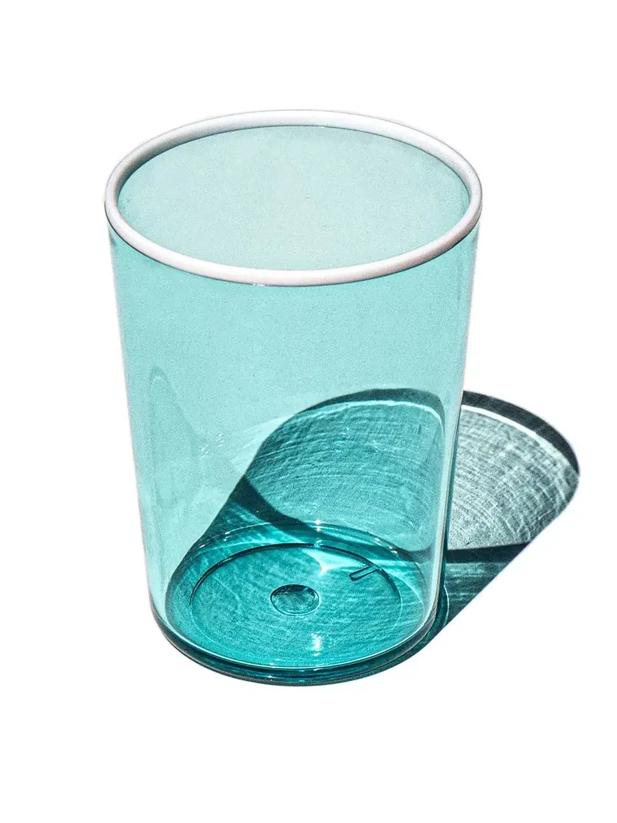 Набор из 6 стаканов Contrast Acrylic Abode Homewares — изображение 2 из 4, бирюзовый