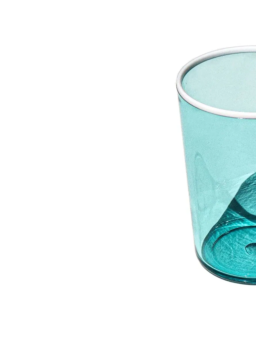 Набор из 6 стаканов Contrast Acrylic Abode Homewares — изображение 4 из 4, бирюзовый