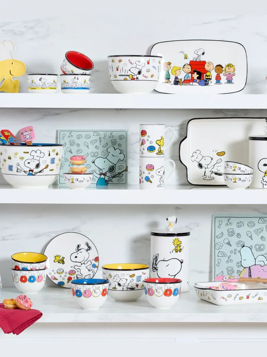 Набор из 4 кружек с изображением шеф-повара Снупи Lenox — изображение 5 из 5, мульти