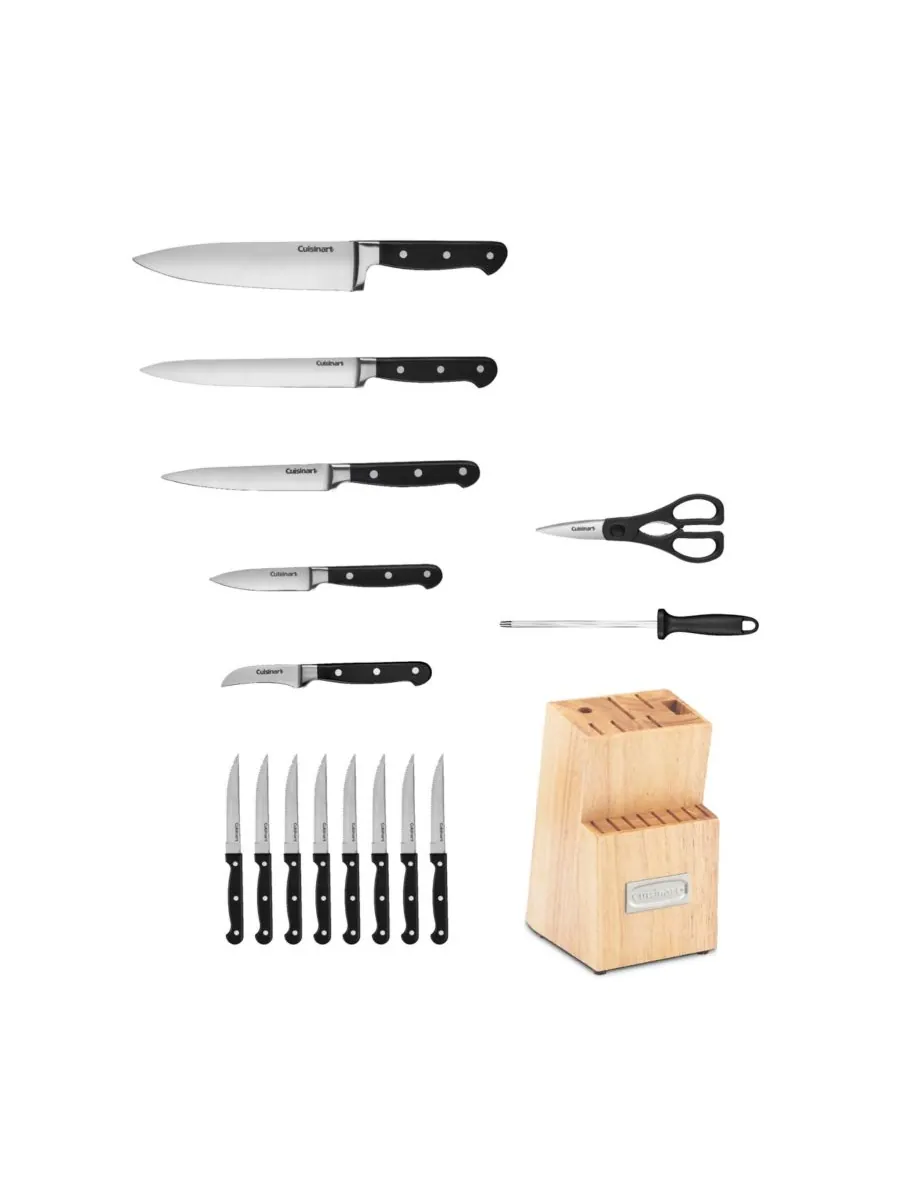 Классический набор столовых приборов Triple Rivet из 16 предметов Cuisinart, — изображение 1 из 1, нет цвета