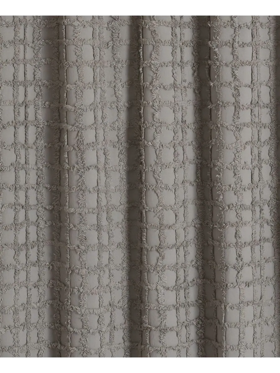 Шторка для душа Cameron, 72" x 72" Oscar Oliver — изображение 2 из 3, серый