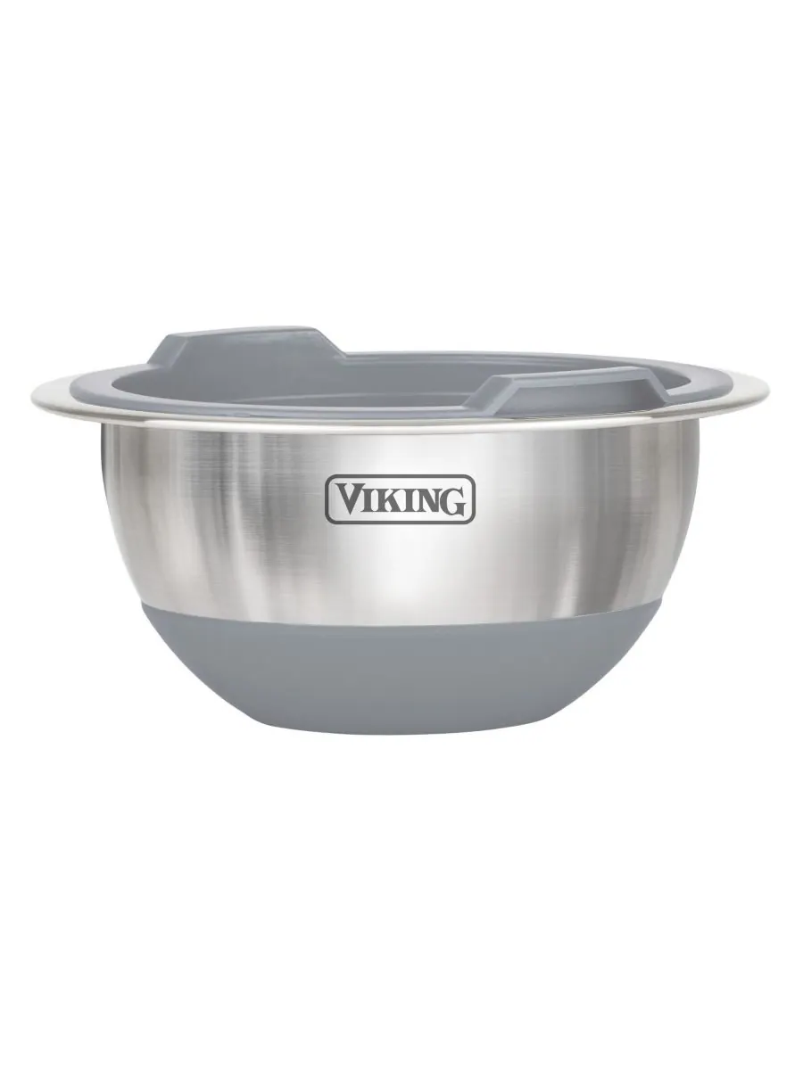 Набор из 10 мисок для смешивания из нержавеющей стали Viking — изображение 8 из 8, бирюзовый