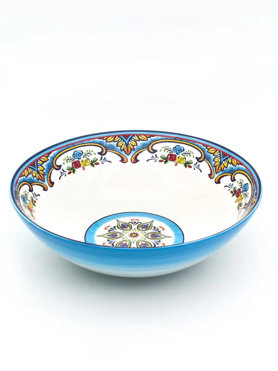 Занзибарская сервировочная миска Euro Ceramica — изображение 1 из 4, мульти